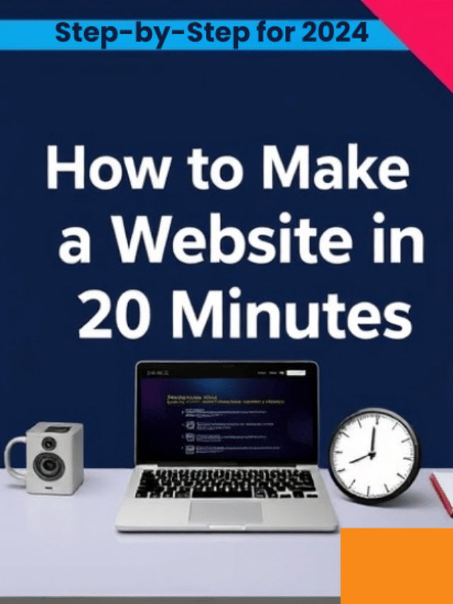 AN IMAGE OF How to Make a Website in 20 Minutes: Step-by-Step for 2024