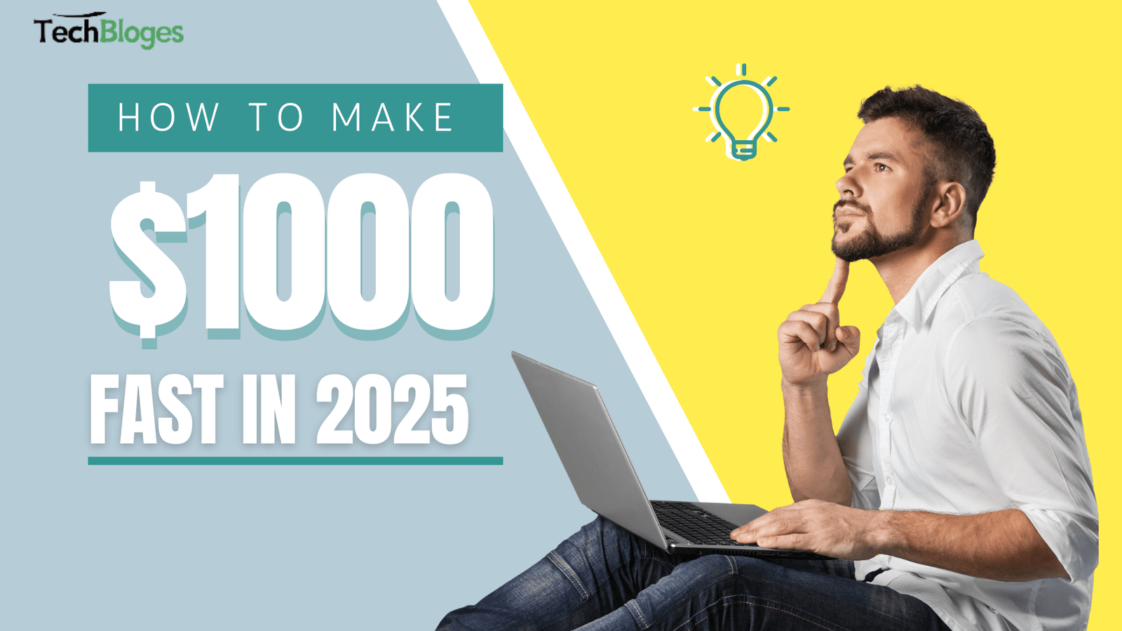 An image of How to Make $1000 Fast in 2025: 26 Simple Tips