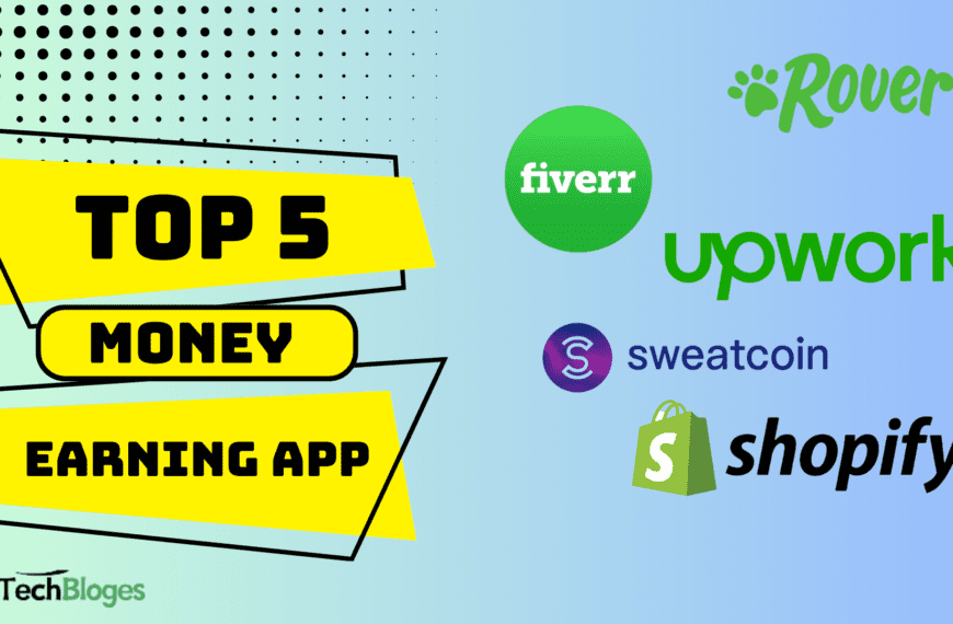 An image of Top 5 Best Money-Earning Apps in 2025