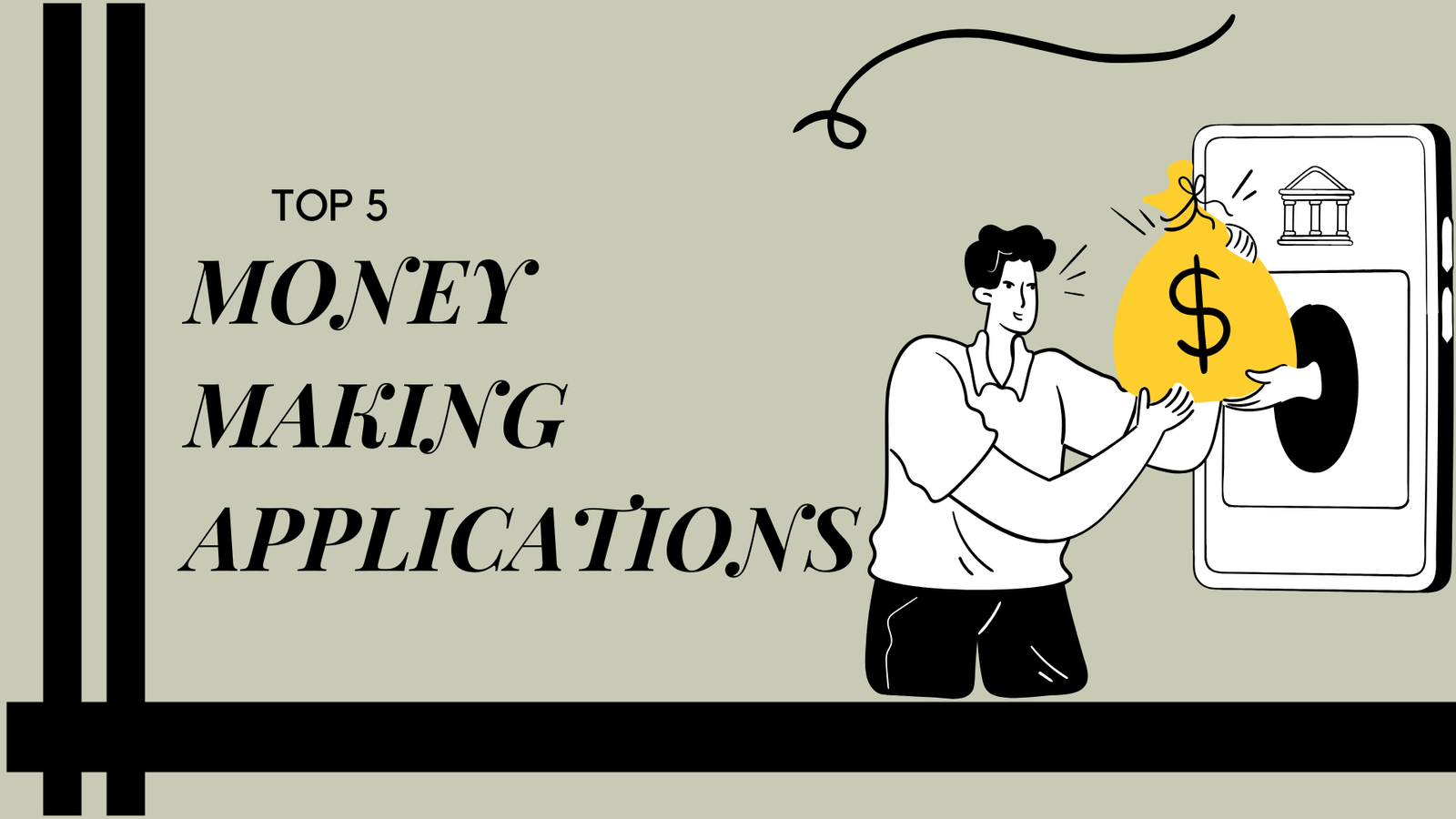 An image of money making application